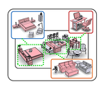 Organizing Heterogeneous Scene Collection through Contextual Focal Points