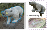 DecoupledGaussian: Object-Scene Decoupling for Physics-Based Interaction